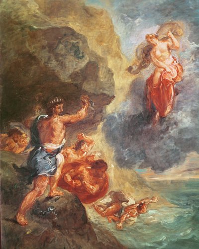 Winter, from the Four Seasons Series: Juno and Aeolus, 1862 by Ferdinand Victor Eugene Delacroix
